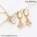 63954 Xuping new designed Italian gold plated jewelry sets